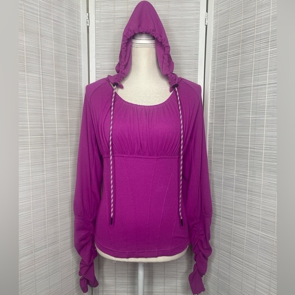 Free People Tops - Free People Movement Purple Hoodie